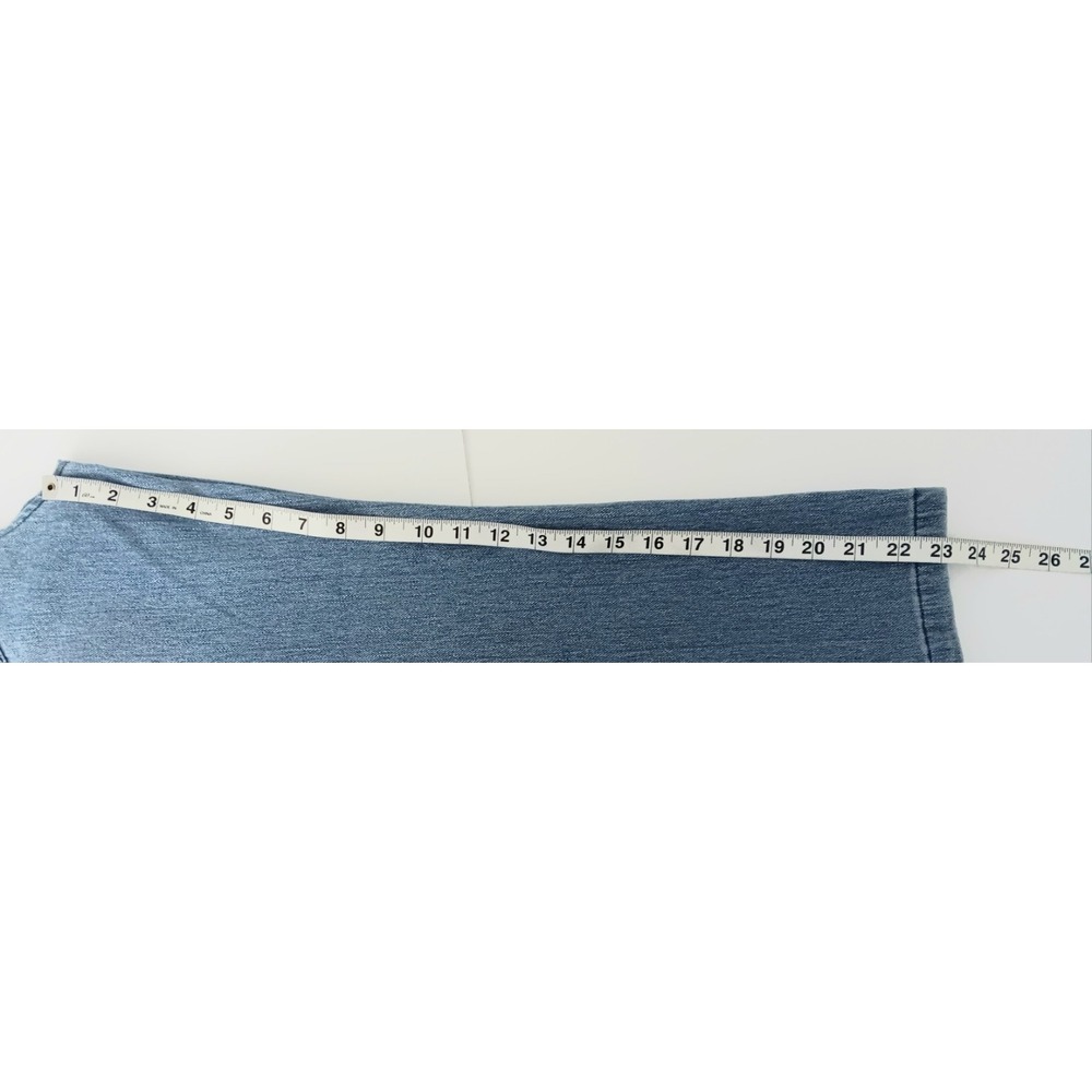 Belle by Kim Gravel Jeans Women's Size 6 Crop Zip Ankle Blue Denim Pre-owned - Picture 13 of 14